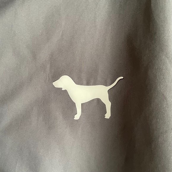 Victoria's Secret PINK Black and Gray Hooded Windbreaker Ladies Jacket, M/L - Picture 5 of 5